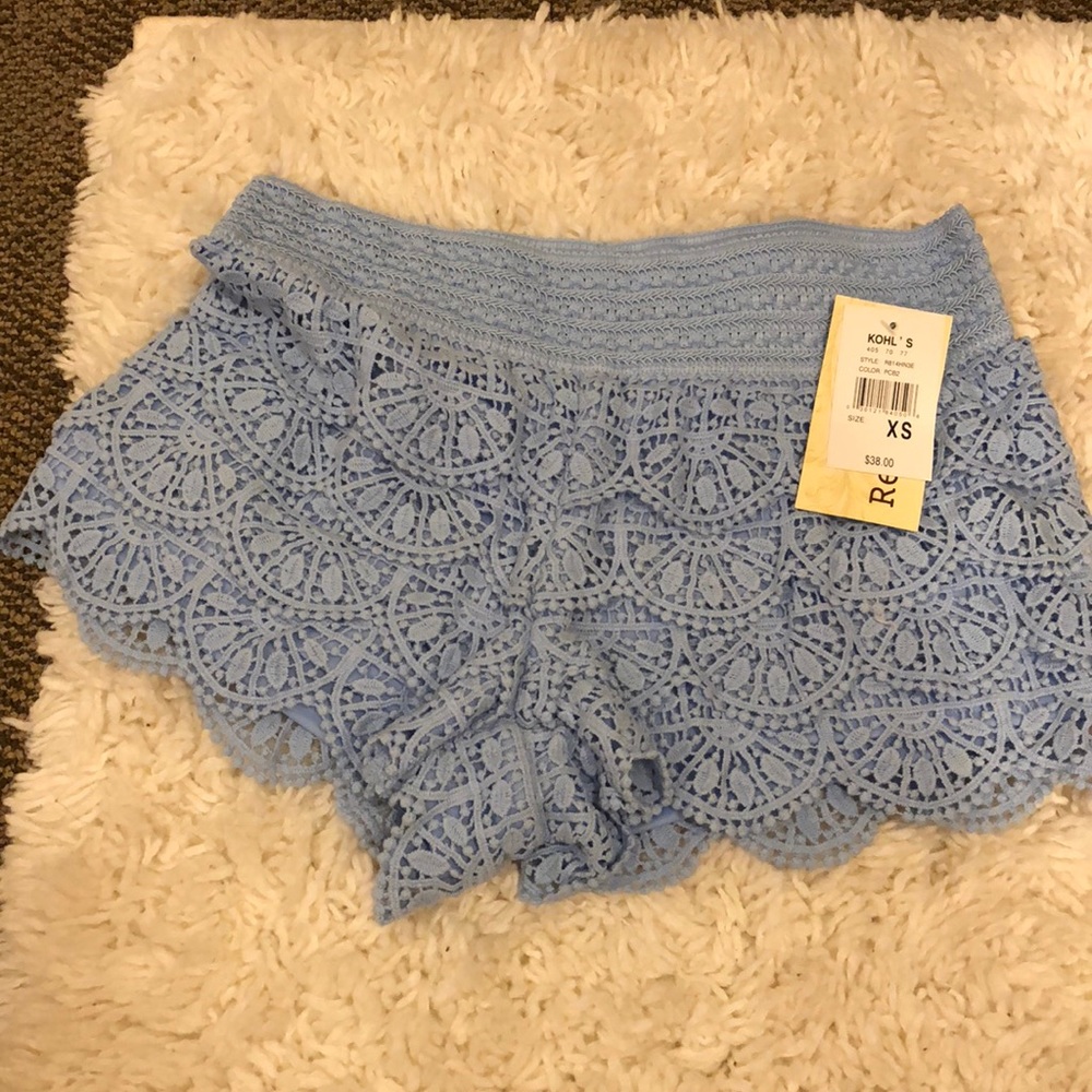 ⭐️BRAND NEW⭐️ blue laced shorts